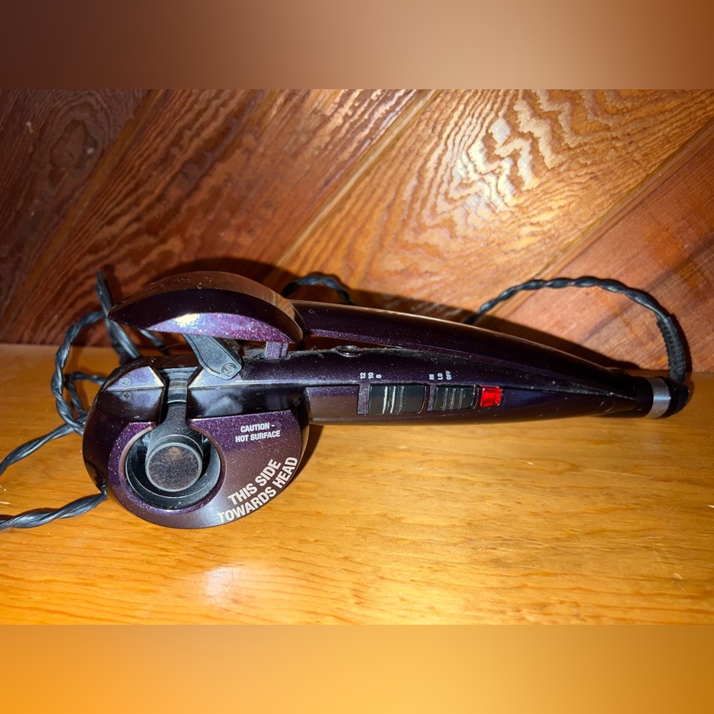 Conair Pro Infinity Curler Dark Sparkly Purple